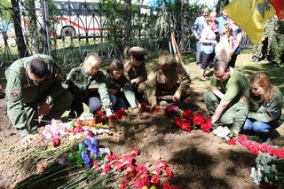 17 июня в Вытегорском районе отмечали 73-летие окончания Оштинской обороны - важнейшего рубежа на подступах к Ленинграду.