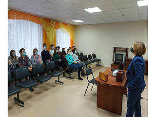 3 ноября в Бабушкинском районе Вологодской области прошла тематическая встреча со старшеклассниками села им. Бабушкина,