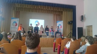 Участие в слете Вологодского регионального отделения Российского движения школьников.